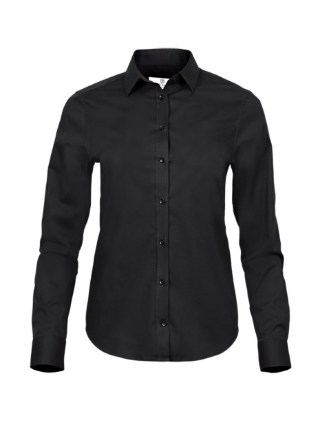TEE JAYS LADIES STRETCH LUXURY SHIRT noir personnalisable
