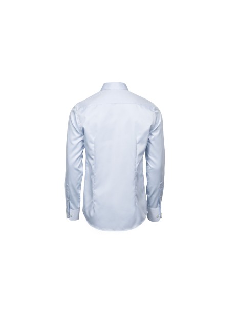 TEE JAYS LUXURY SHIRT SLIM FIT bleu clair personnalisable