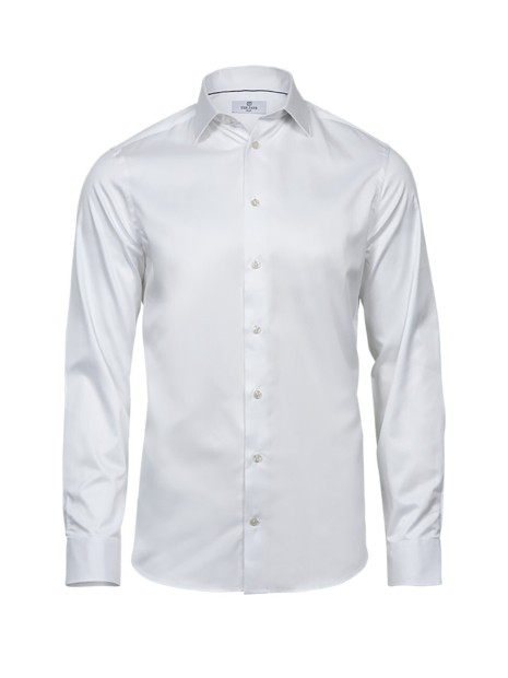 TEE JAYS LUXURY SHIRT SLIM FIT blanc personnalisable