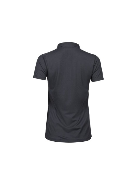TEE JAYS WOMENS LUXURY SPORT POLO dark grey personnalisable