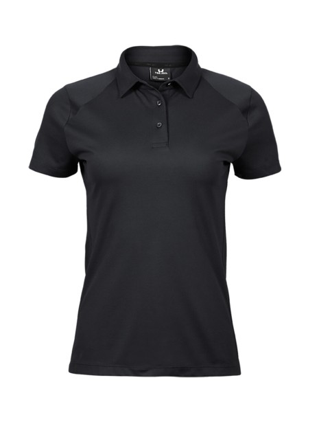 TEE JAYS WOMENS LUXURY SPORT POLO noir personnalisable