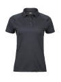 TEE JAYS WOMENS LUXURY SPORT POLO dark grey personnalisable