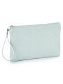 WESTFORDMILL CANVAS WRISTLET POUCH light grey/light grey personnalisable