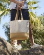 WESTFORDMILL JUTE BASE CANVAS TOTE Tasche personalisierbar
