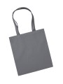 WESTFORDMILL ORGANIC PREMIUM COTTON TOTE graphite personnalisable