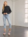 Sweat-shirts à personnaliser BELLA-CANVAS Sweat-shirt crop à capuche femme 