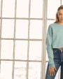 BELLA-CANVAS Cropped Kapuzensweatshirt für Damen Sweatshirt personalisierbar