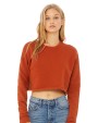 BELLA-CANVAS Cropped Kapuzensweatshirt für Damen Sweatshirt personalisierbar
