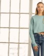 BELLA-CANVAS Cropped Kapuzensweatshirt für Damen Sweatshirt personalisierbar