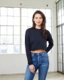 BELLA-CANVAS Cropped Kapuzensweatshirt für Damen Sweatshirt personalisierbar