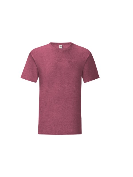 FOL T-shirt homme Iconic-T Heather Burgundy personnalisable