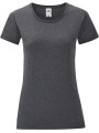 FOL T-shirt femme Iconic-T heather grey fonce personnalisable