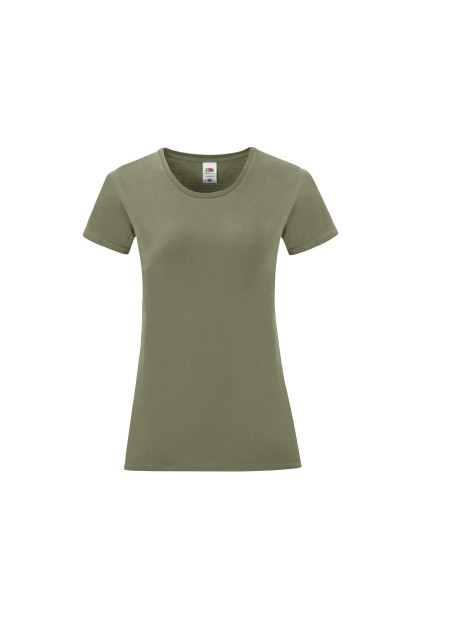 FOL T-shirt femme Iconic-T olive classique personnalisable