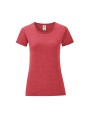 FOL T-shirt femme Iconic-T HEATHER RED personnalisable