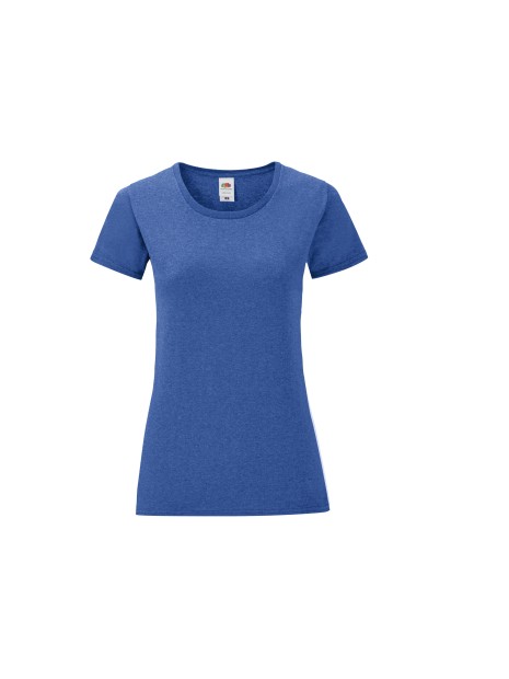 FOL T-shirt femme Iconic-T Heather Royal personnalisable