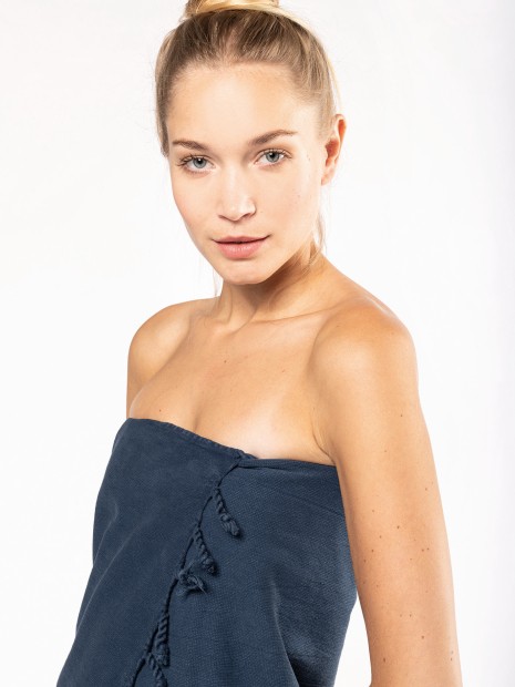 Produits éponges à personnaliser KARIBAN Fouta vintage 