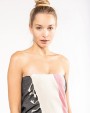 Produit éponge personnalisable KARIBAN Fouta à rayures