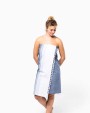 Produit éponge personnalisable KARIBAN Fouta à rayures
