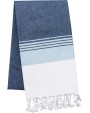 Produit éponge personnalisable KARIBAN Fouta à rayures