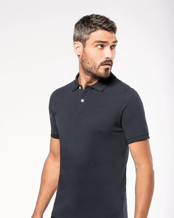 Poloshirt KARIBAN Herenpolo Supima® korte mouwen voor bedrukking &amp; borduring
