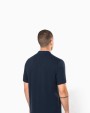 KARIBAN Kurzarm-Polohemd für Herren mit Maokragen Poloshirt personalisierbar