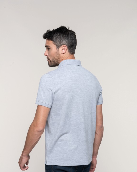 Polo personnalisable WK. DESIGNED TO WORK Polo col boutons pression manches courtes homme