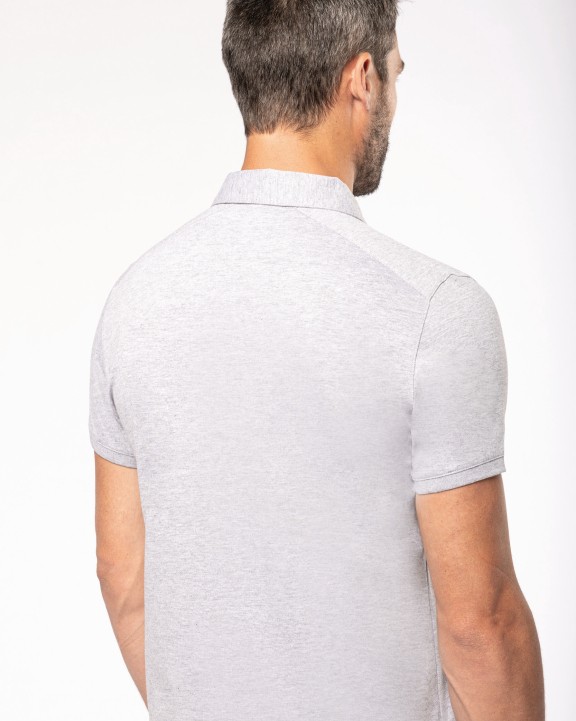 KARIBAN Jersey-Kurzarm-Polohemd für Herren Poloshirt personalisierbar