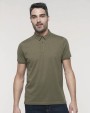 KARIBAN Jersey-Kurzarm-Polohemd für Herren Poloshirt personalisierbar