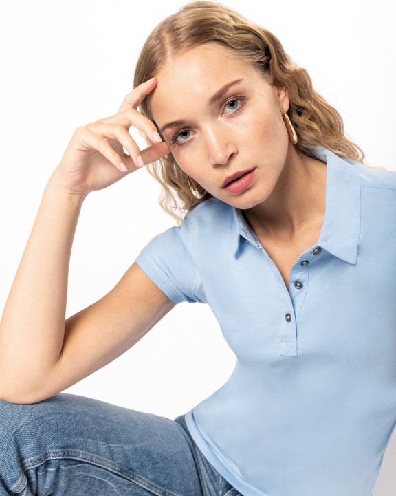 Polo personnalisable KARIBAN Polo jersey manches courtes femme