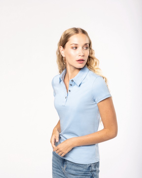 Polo personnalisable KARIBAN Polo jersey manches courtes femme