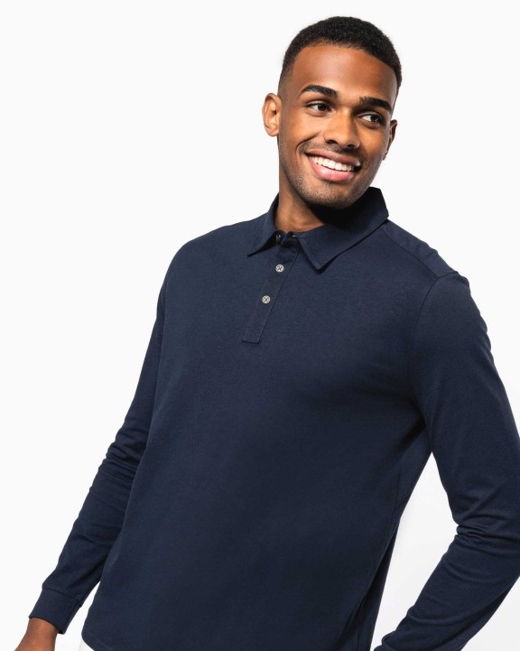 Polo personnalisable KARIBAN Polo jersey manches longues homme