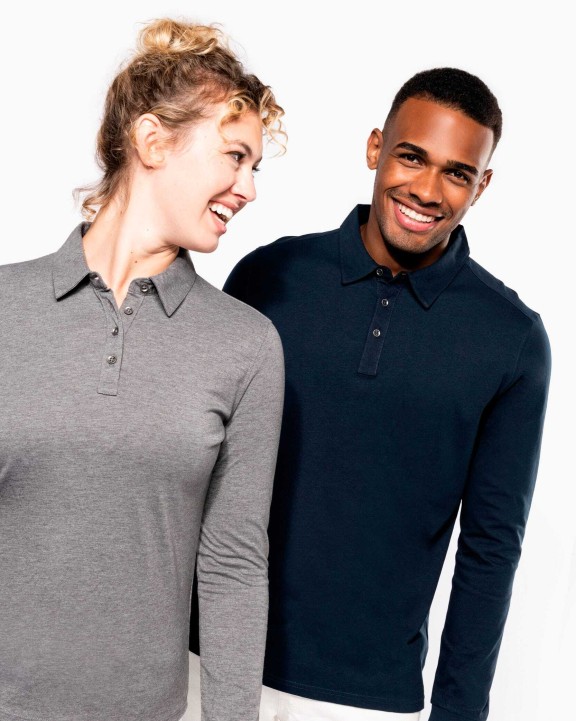 Polo personnalisable KARIBAN Polo jersey manches longues homme