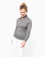 KARIBAN Langarm-Polohemd für Damen aus Jersey Poloshirt personalisierbar