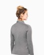 KARIBAN Langarm-Polohemd für Damen aus Jersey Poloshirt personalisierbar