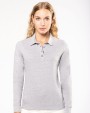 Polo personnalisable KARIBAN Polo jersey manches longues femme