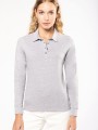 Polos à personnaliser KARIBAN Polo jersey manches longues femme 