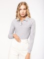 Polos à personnaliser KARIBAN Polo jersey manches longues femme 