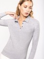 Polos à personnaliser KARIBAN Polo jersey manches longues femme 