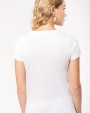 T-shirt KARIBAN Dames-t-shirt Supima® ronde hals korte mouwen voor bedrukking &amp; borduring
