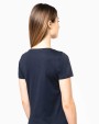 KARIBAN Damen-T-Shirt Supima® mit kurzen Ärmeln und Rundhalsausschnitt T-Shirt personalisierbar