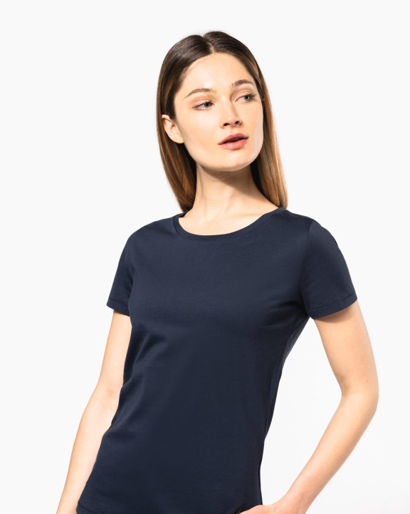 T-shirt KARIBAN Dames-t-shirt Supima® ronde hals korte mouwen voor bedrukking &amp; borduring