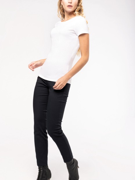 T-Shirts à personnaliser KARIBAN T-shirt Supima® col rond manches courtes femme 