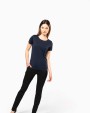 KARIBAN Damen-T-Shirt Supima® mit kurzen Ärmeln und Rundhalsausschnitt T-Shirt personalisierbar
