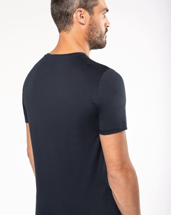 T-shirt KARIBAN Heren-t-shirt Supima® V-hals korte mouwen voor bedrukking &amp; borduring