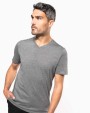 KARIBAN Herren-T-Shirt Supima® mit V-Ausschnitt und kurzen Ärmeln T-Shirt personalisierbar