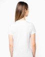KARIBAN Damen-T-Shirt Supima® mit V-Ausschnitt und kurzen Ärmeln T-Shirt personalisierbar