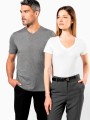 T-Shirts à personnaliser KARIBAN T-shirt Supima® col V manches courtes femme 