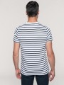 T-Shirts à personnaliser KARIBAN T-shirt rayé marin avec poche manches courtes homme 
