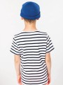 T-Shirts à personnaliser KARIBAN T-shirt rayé marin avec poche manches courtes enfant 