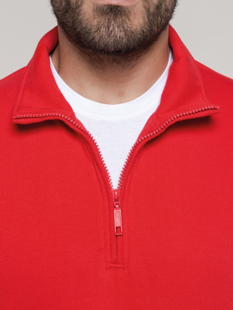 Sweat-shirts à personnaliser KARIBAN Sweat-shirt col zippé homme 